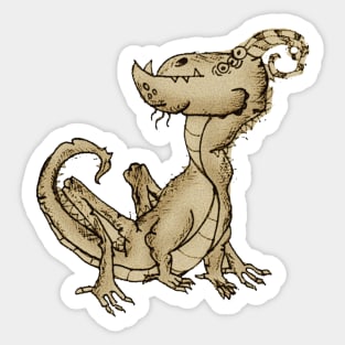 Odd dragon Sticker